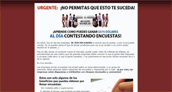 Desktop Screenshot of encuestasquepagan.net
