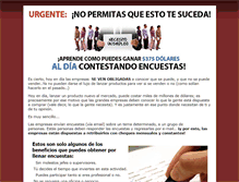 Tablet Screenshot of encuestasquepagan.net